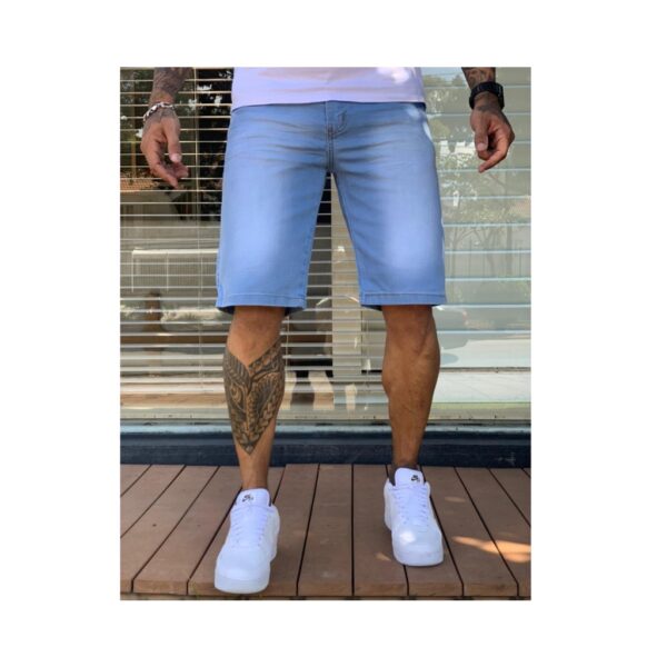 Bermuda Jeans Lisa Estilo Premium Moda Verão - Imagem 3
