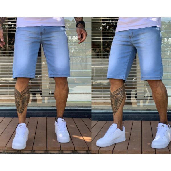 Bermuda Jeans Lisa Estilo Premium Moda Verão - Imagem 2