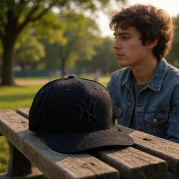 Boné New Era Todo Preto New York Yankees Ny - Imagem 3