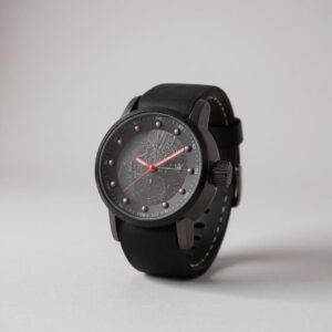 Relógio Preto Black Pulseira Emborrachada Dragão