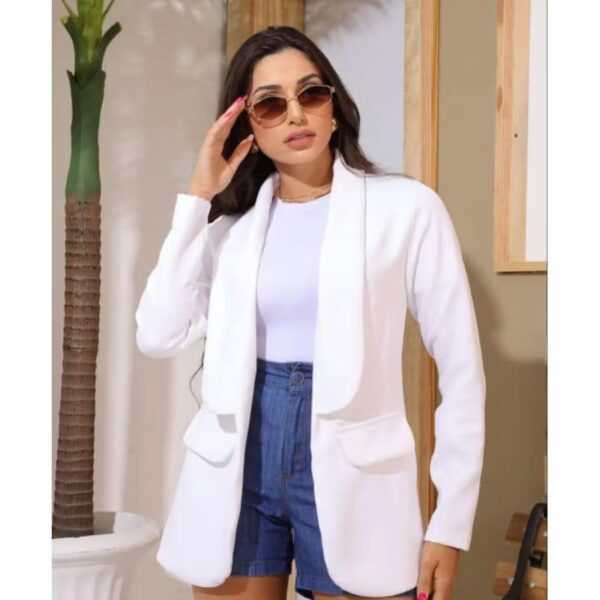 Blazer Feminino de Alfaiataria – Elegância, Versatilidade e Caimento Perfeito - Imagem 3