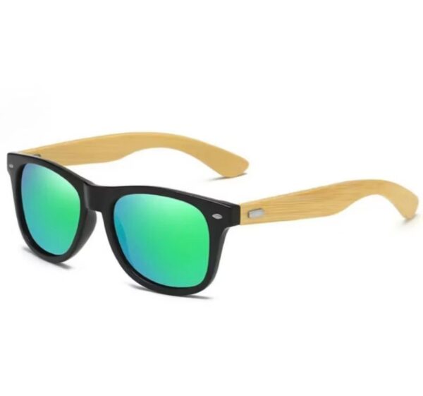 Óculos Sol Bambu Masculino Quadrado - Imagem 5