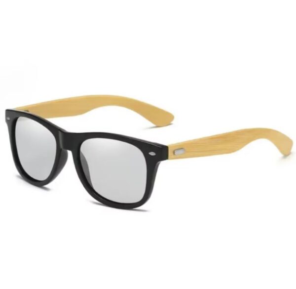 Óculos Sol Bambu Masculino Quadrado - Imagem 3