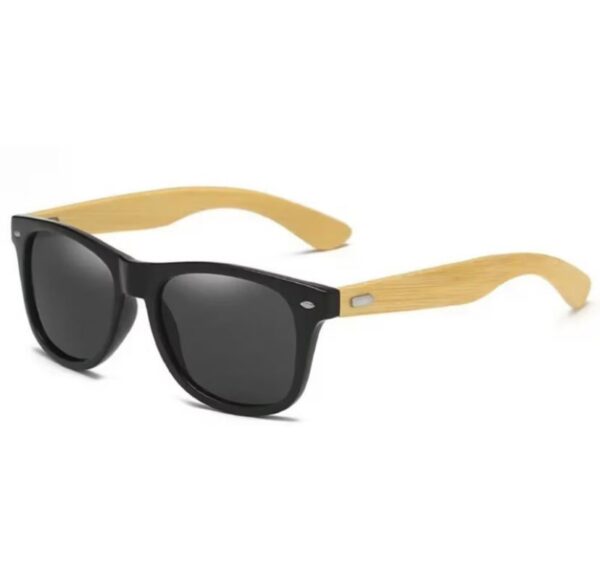 Óculos Sol Bambu Masculino Quadrado - Imagem 4