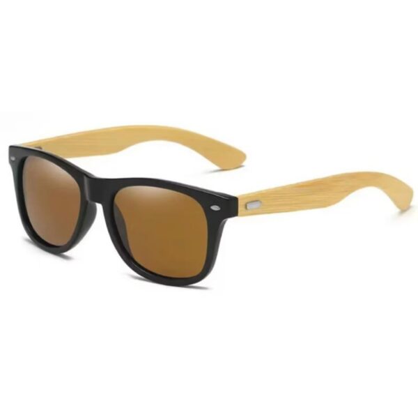 Óculos Sol Bambu Masculino Quadrado - Imagem 2