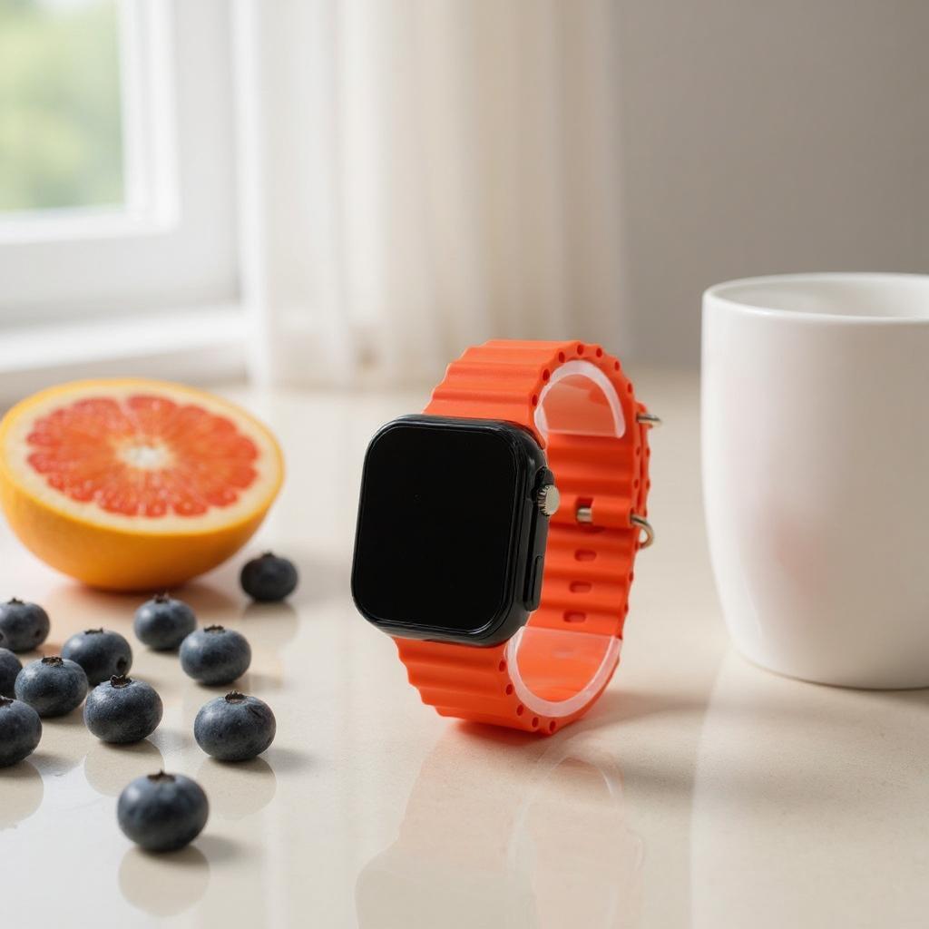 Relógio Digital Premium Laranja Prova D'Água