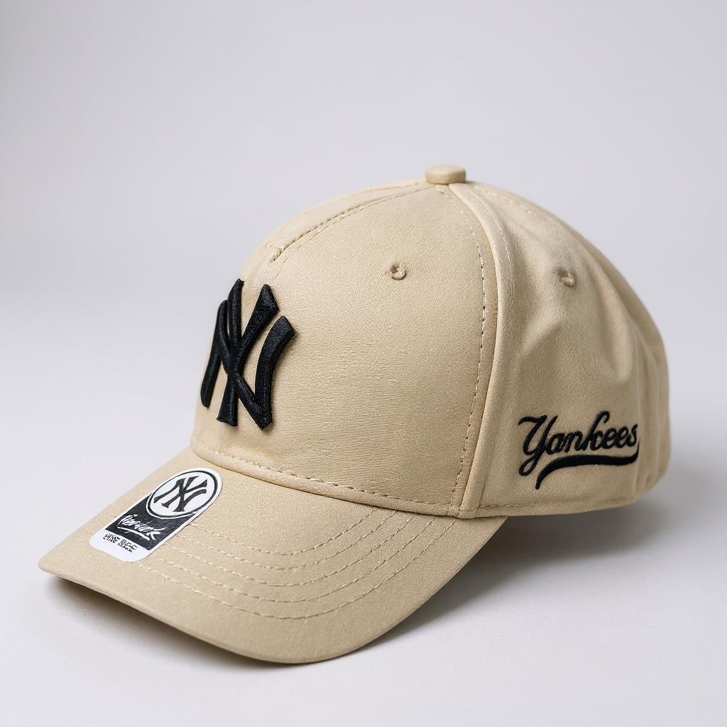Boné new era Frente Americana Bege
